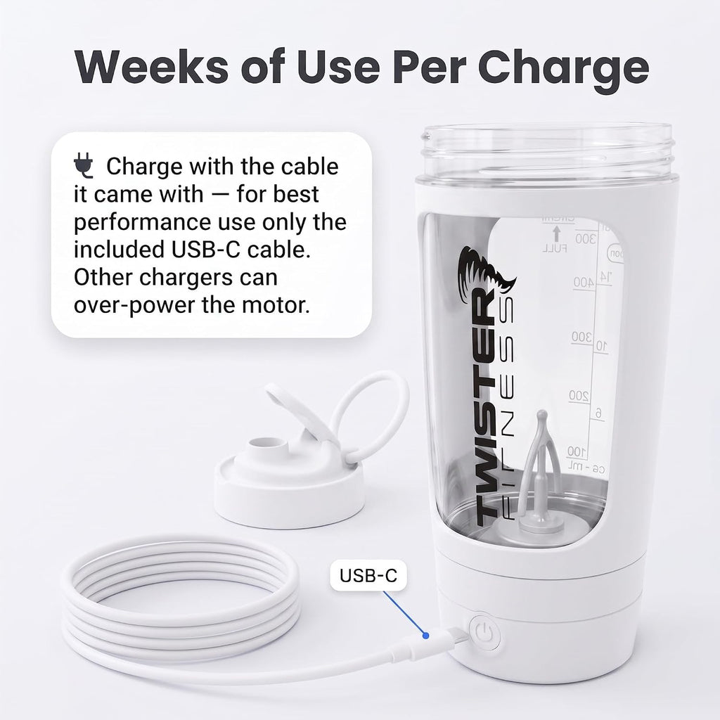 Twister Fitness PULSE white - feature infographic