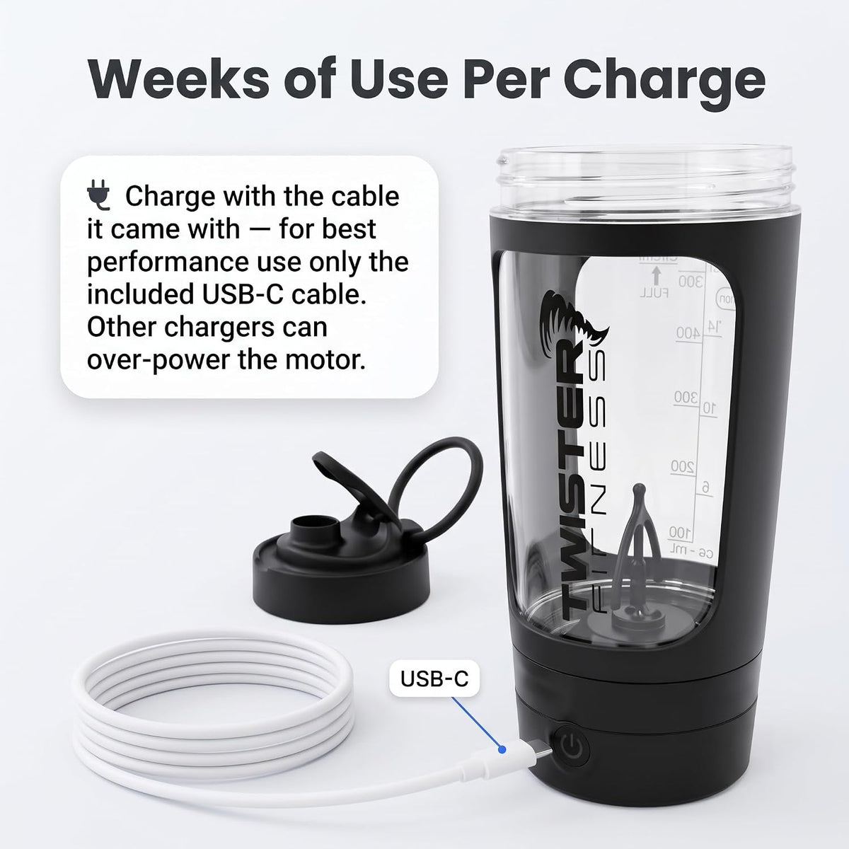 Twister Fitness PULSE black - feature infographic